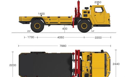 12T Delivery Truck_Dims