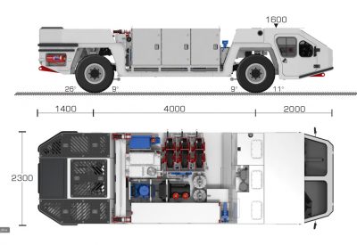 FLP 3M4T Maintenance Lube unit_Dims