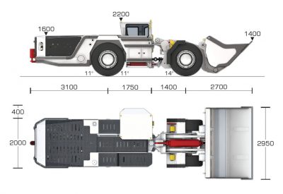 FLP Load Haul Dumper 750_Dims